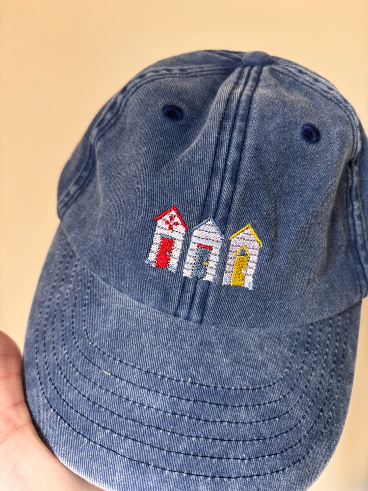 Image of Dark denim cap - beside the sea