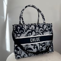 Image 4 of CUSTOM TOTE BAG - BROCADE