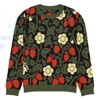 Image 11 of Strawberries Knitted Crew Sweater