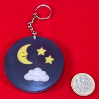 Image 3 of Moon keyring