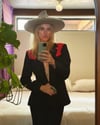 70s H bar C embroidered trouser suit 