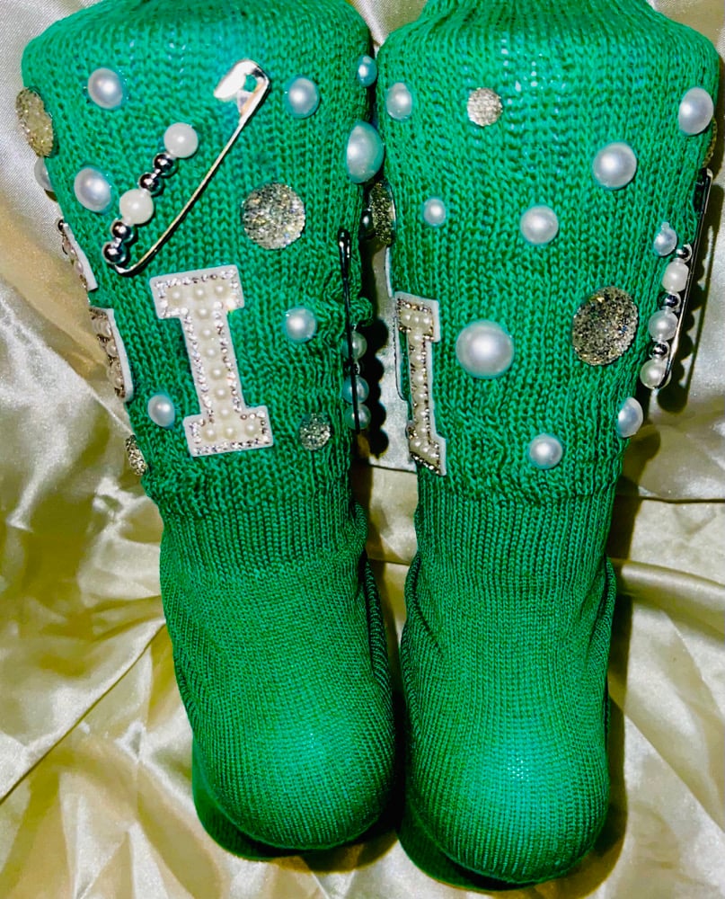 Image of green Gigi set