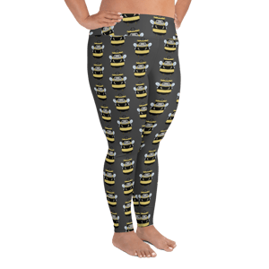 Gloombeez All-Over Print Plus Size Leggings