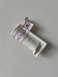 Image 3 of White and pink lighter/chapstick holder 