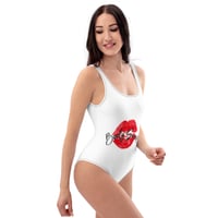 Image 1 of The Booty Sweet Girl One-Piece Swimsuit White