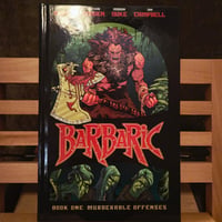 Image 1 of Barbaric Book 1: Murderable Offenses HC