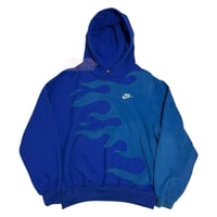 Image 4 of (L-XL Boxy) Nike Hoodie Flameside “DragoLue" 651