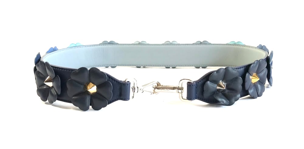 Image of Fendi Flowerland Studded Strap 6-1258