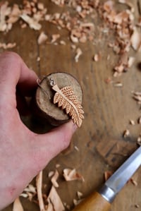 Image 4 of Fern Leaf Earring 