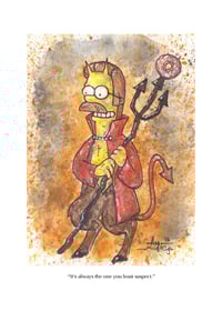 Image 2 of COMPLETE Simpsons Tree House of Horrors Mystery 20 Print Set (Free Shipping)