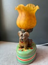 VINTAGE LAMP con metalli riciclati / pezzo unico 