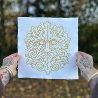 Greenman Linoprint [Gold]