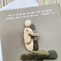 'I will give you rest' Matthew 11:28 sympathy card