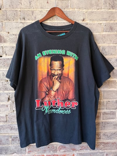 Image of RARE “AN EVENING WITH LITHER VANDROSS ” RAP TEE, SIZE: XL