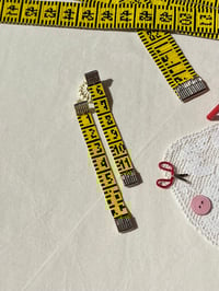 Image 1 of Tape measure earrings Midi