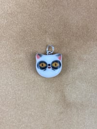 Image 2 of Tiny Kitty Charms - Platinum Lustre