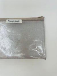 Image 9 of *NEW CO* Pochette transparentes pailletée fermeture colorées (format livre) 2