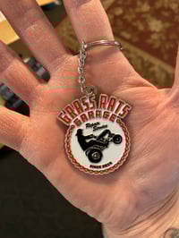 Image 3 of Grass Rats Garage Metal Enamel Keychains!! 