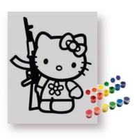 Image 1 of HELLO KITTY PAINT KIT 3