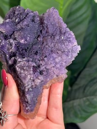 Image 3 of DOUBLE SIDED SUGAR COATED PURPLE FLUORITE -CHINA-