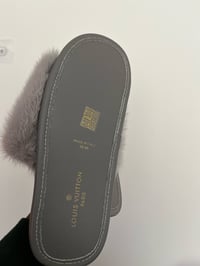 Image 3 of LV Fur Slides