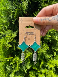 Image 2 of shooting star earrings