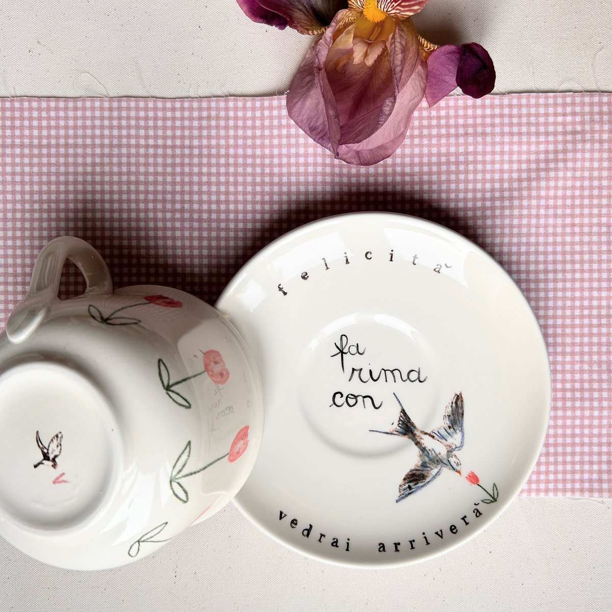 TAZZA CAFFELLATTE + PIATTO FELICITÀ