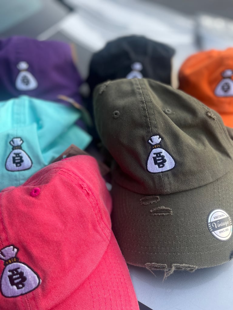 PREMIUM BLK BAG DAD HAT