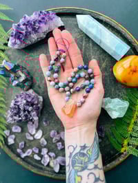 Image 1 of ✿ AGATE + AMAZONITE Choker ✿