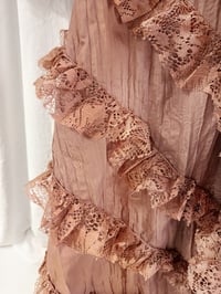 Image 3 of Boho fabric for background decoration | photoshoot | brown