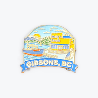 Image 1 of Gibsons, BC Souvenir Enamel Pin
