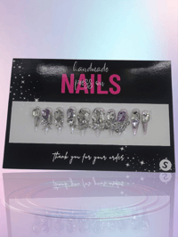 Image 1 of Lavish Elegance  - Handmade Press On Nails (Small) 