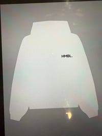 Image 4 of WHITE STAY HUMBLE EMBROIDERED HOODIE