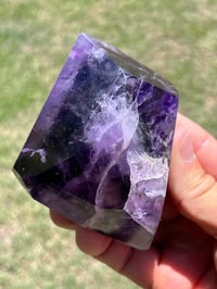 Image 13 of Blue Flash Amethyst Polished Freeform Zambia #2698