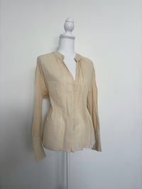 Image 1 of Addict beige shirt // M
