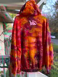 Image 6 of 2XL Live Fast Eat Trash Tie Dye Hoodie