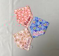 Image 1 of Valentines Personalised Dog Bandanas - Mutts About You/Bees/I Woof You