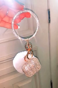 Bling airpod wristlet