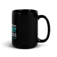 Image 5 of Different Not Less, Abilities, Strength, Respect (Black Glossy Mug)