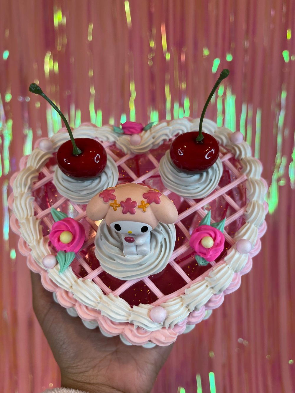 MyMelody Flower Jewelry Box Cake 