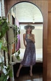 late 1960s rare India gauze wrap dress
