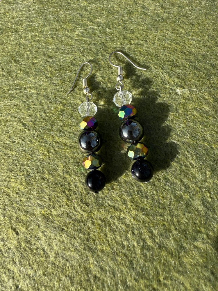 Image of 🖤✨🖤 Emo vibe earrings ✨🖤✨