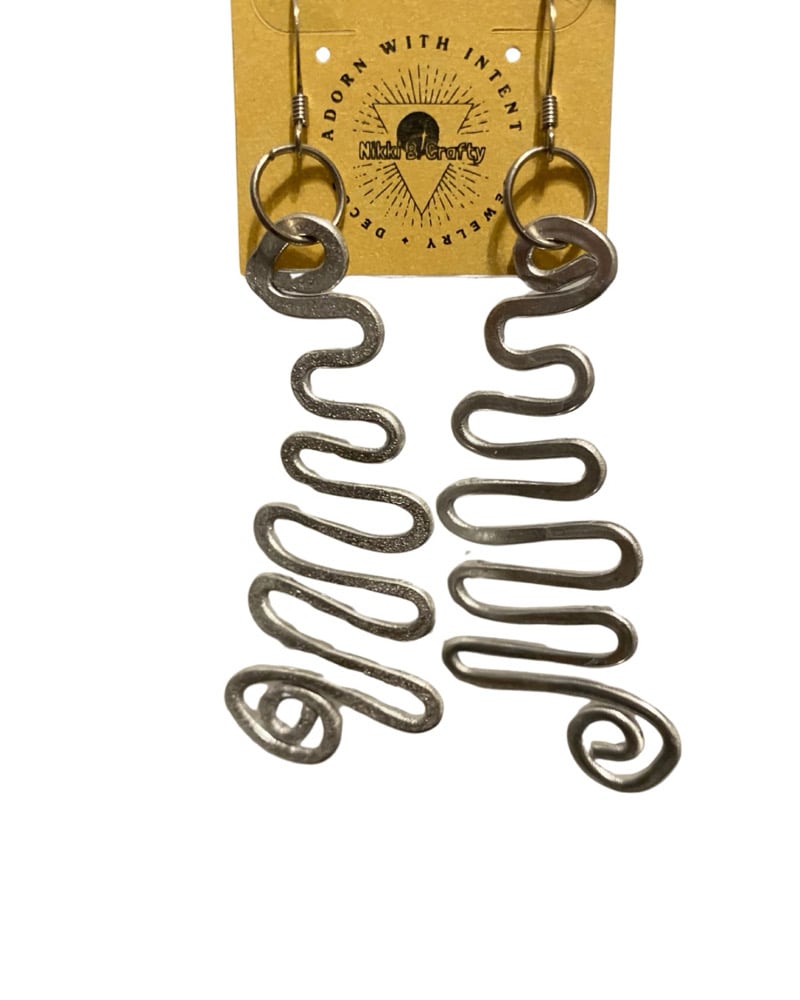 Image of Squiggly IV Earrings 