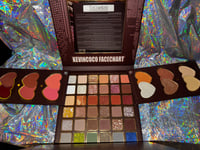 Image 1 of K & C Facechart Eyeshadow Palette with Mirror 