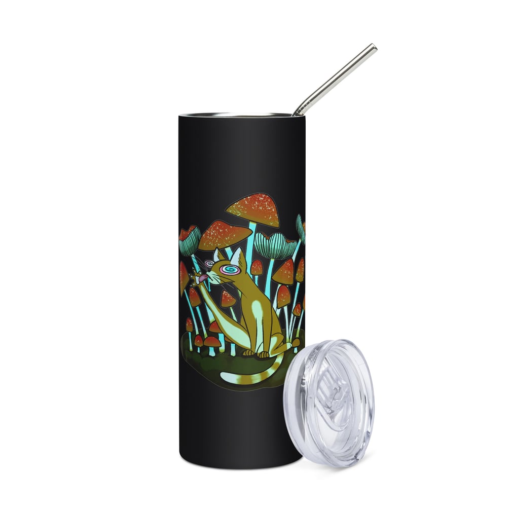 Image of Feline Trippy - Stainless steel tumbler