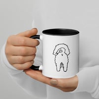 Image 1 of Bichon Mug with Color Inside
