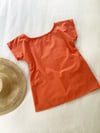 Ready Made Orange T Top sizes 8 & 16