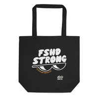 Image 1 of FSHD Strong Eco Tote Bag Black