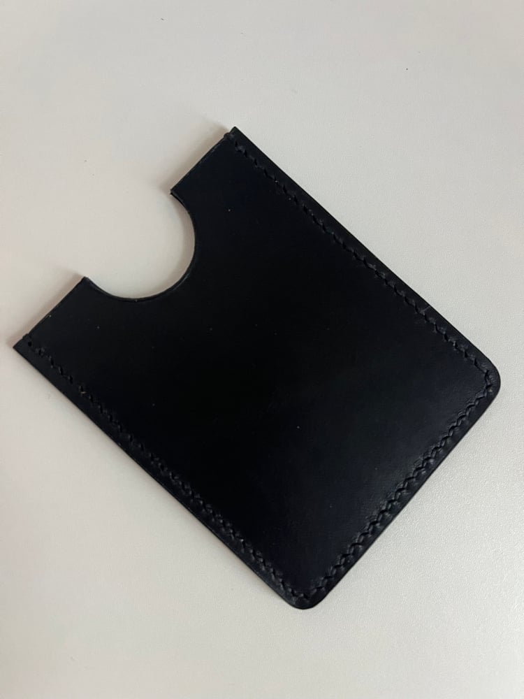 Image of Black Vachetta Cardholder 