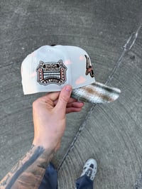 Image 3 of  PLAID BRIM  PARTLY CLOUDY MULTI TONE ST LOUIS CARDINALS CUSTOM FITTED CAP